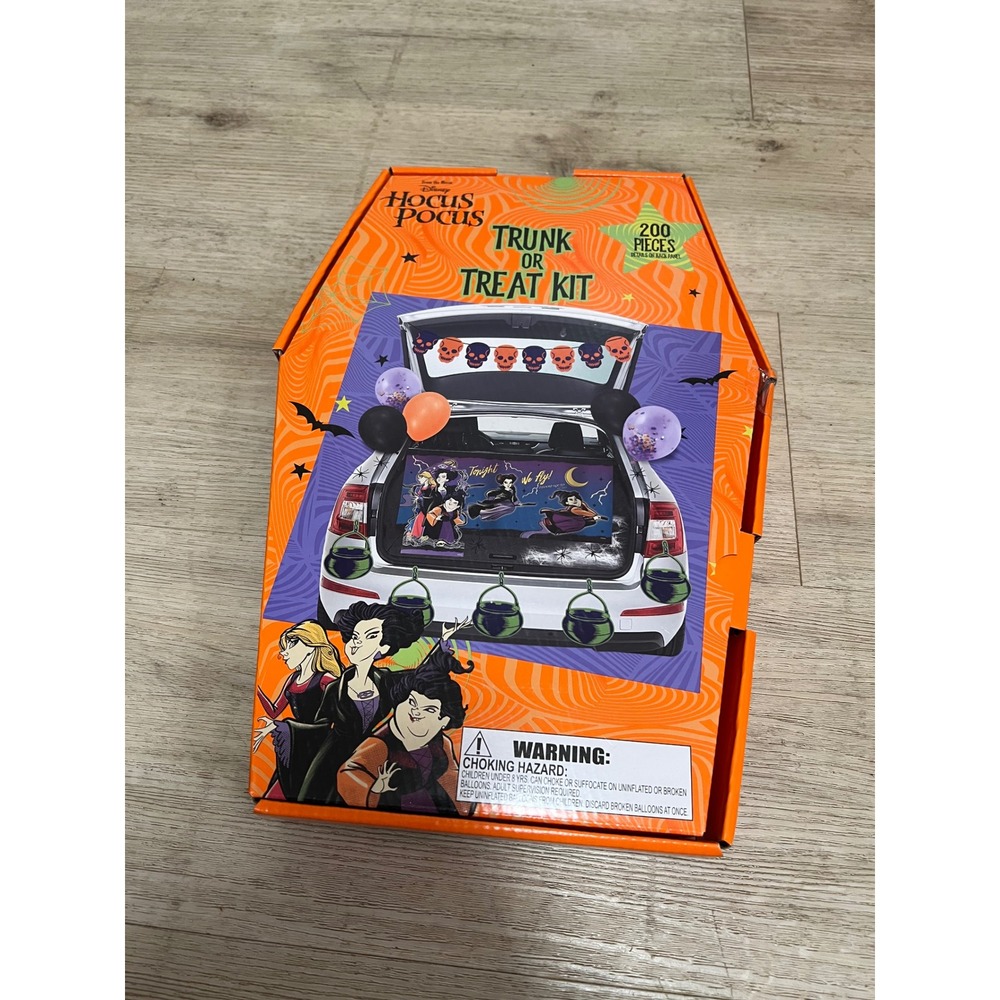 Hocus Pocus Halloween Trunk Or Treat Decor Kit Disney 2022 NWT Sealed